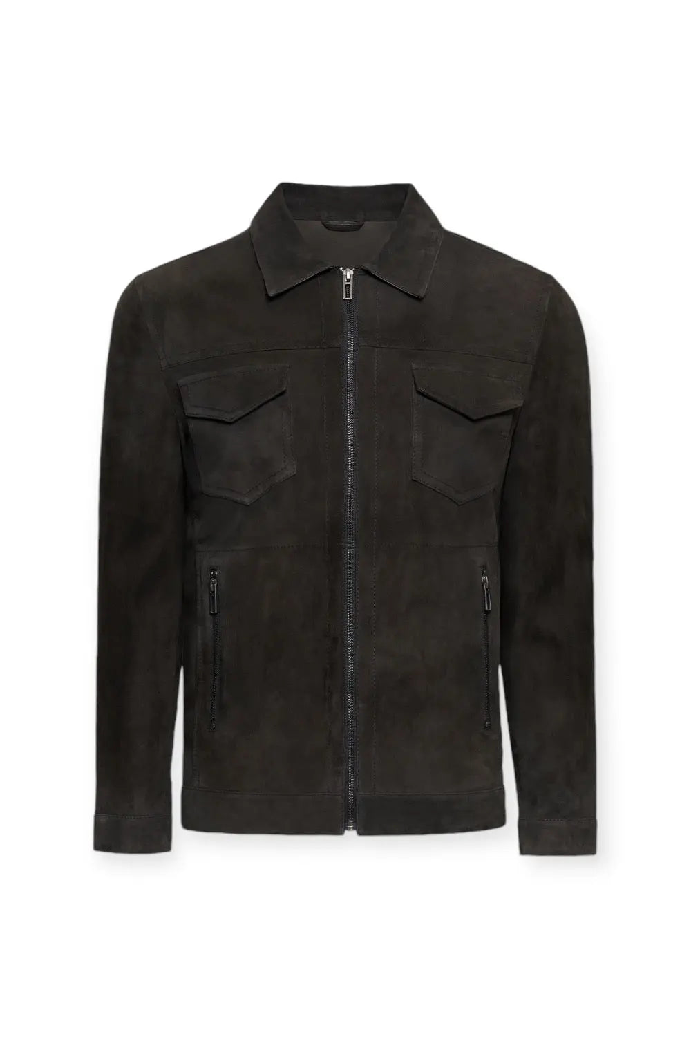 Duarte Suede Leather Jacket Spellezo