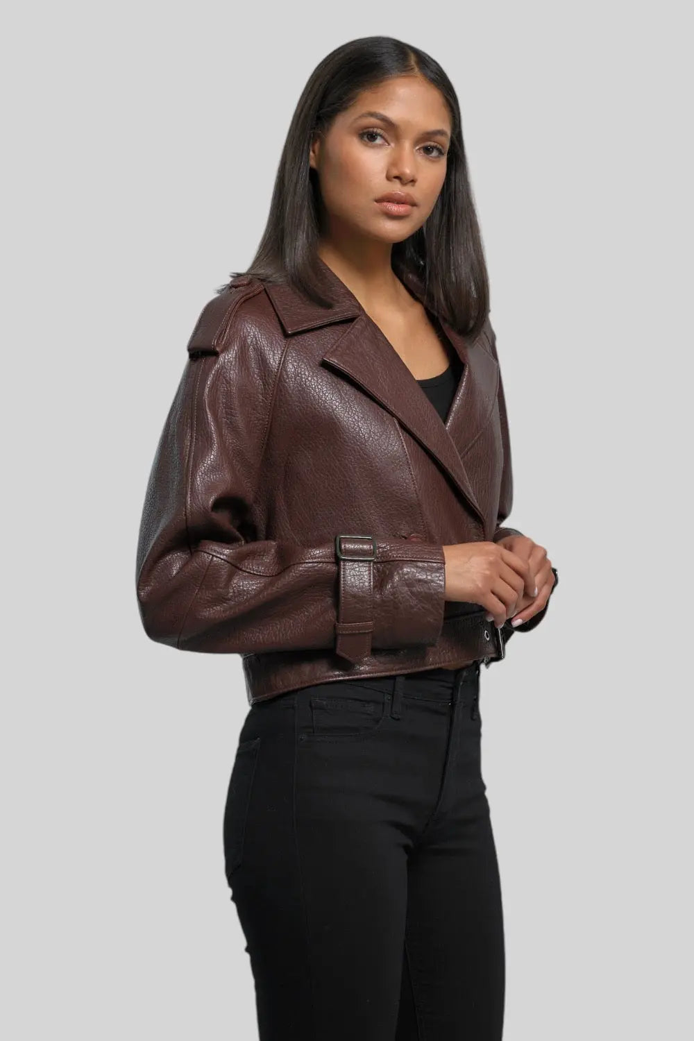 Federica Vintage Leather Jacket Spellezo