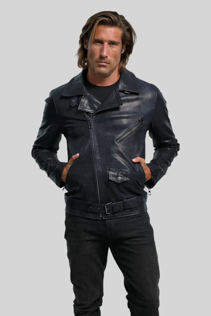 Umberto Vintage Leather Jacket Spellezo