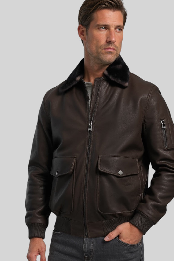 Silvano Shearling B-3 Bomber