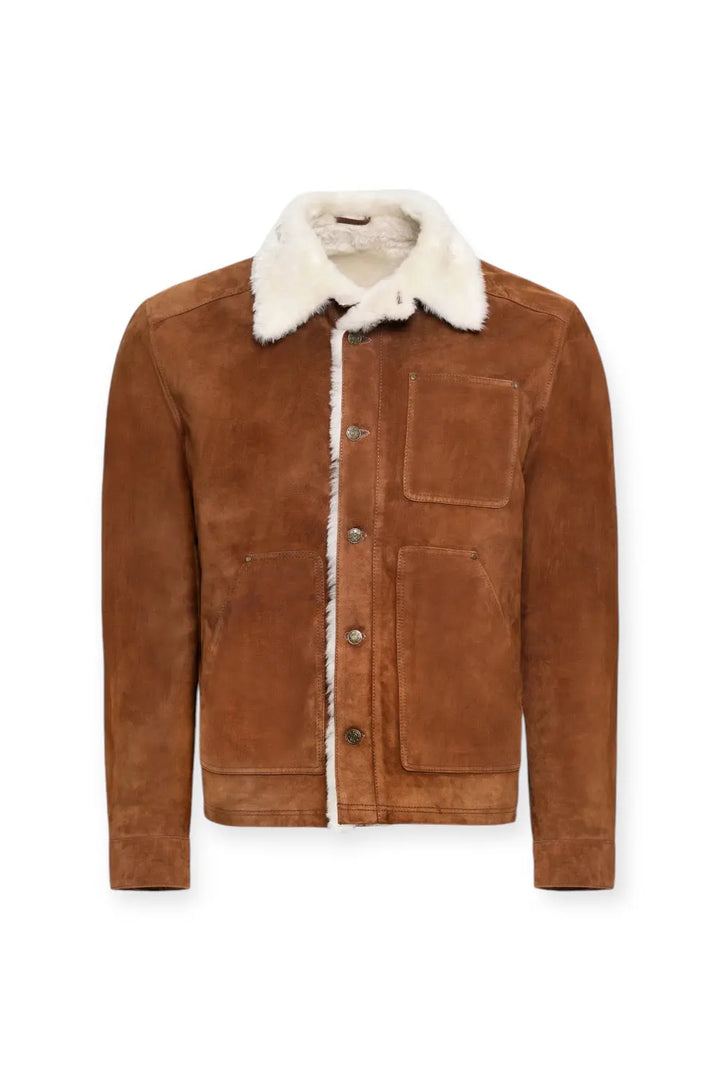 Juliano Suede Sheepskin Jacket Spellezo