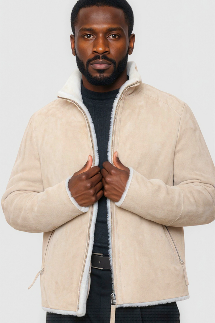 Pio Suede Sheepskin Jacket