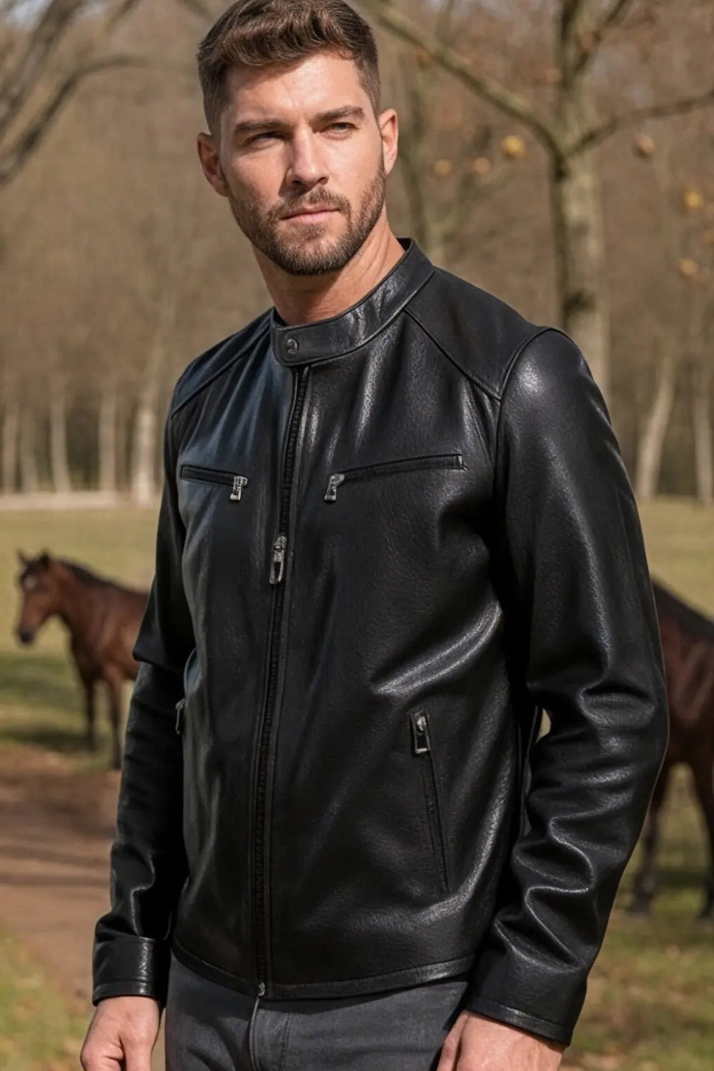 Filippo Quilted Leather Jacket Spellezo