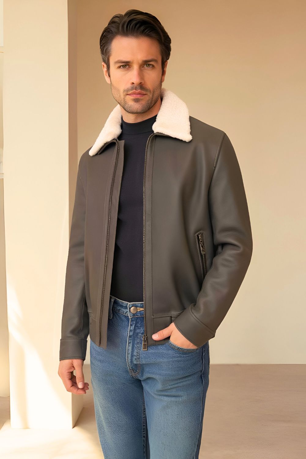 Zeno Leather Jacket