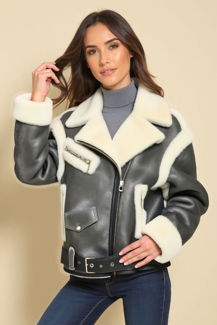 Mia Sheepskin Vintage Jacket