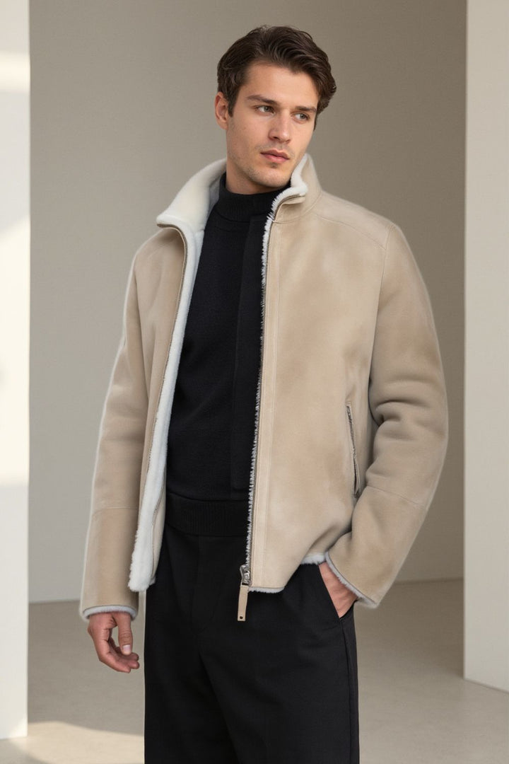 Pio Suede Sheepskin Jacket