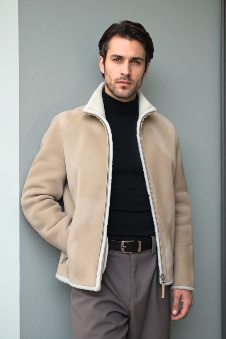 Pio Suede Sheepskin Jacket