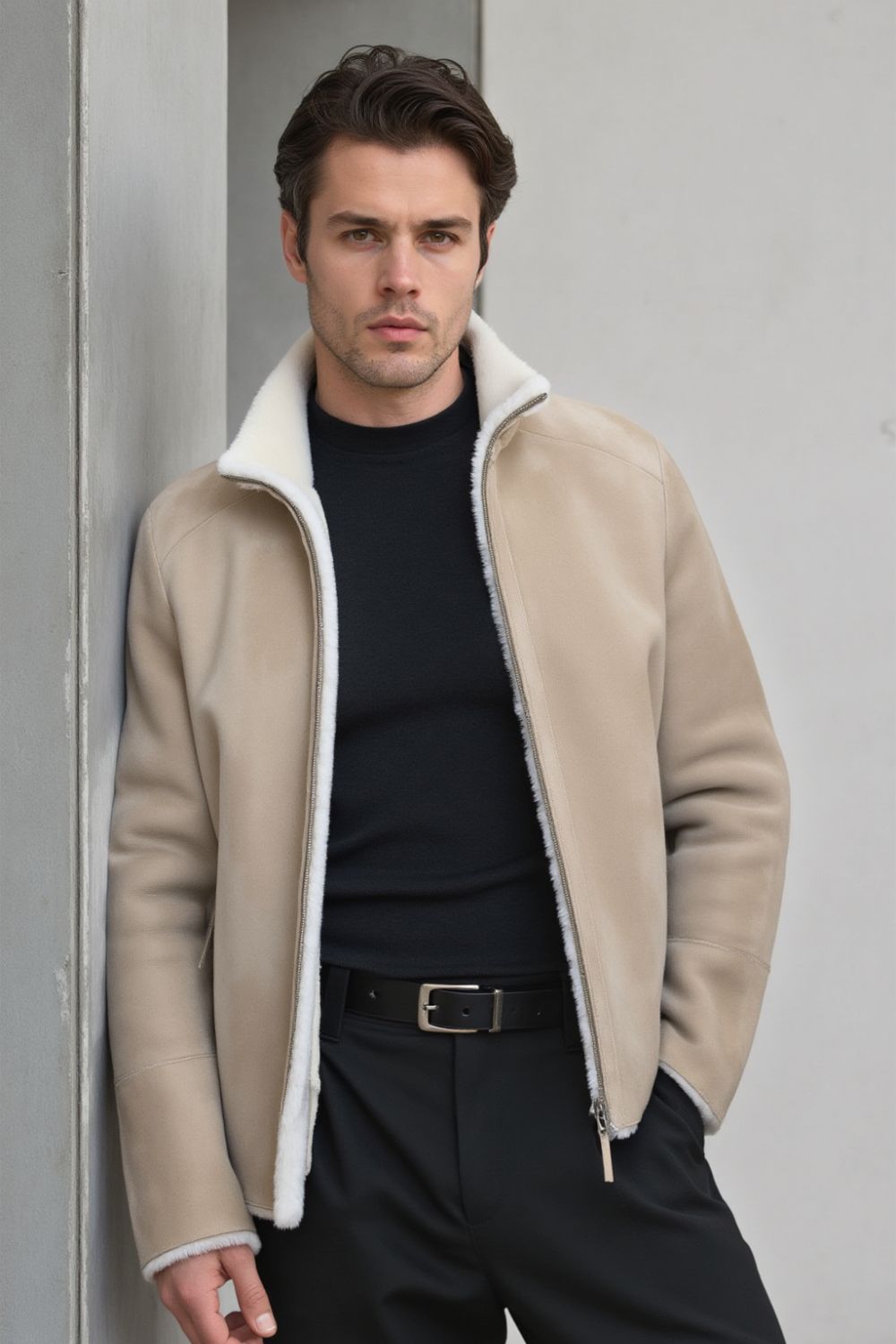 Pio Suede Sheepskin Jacket