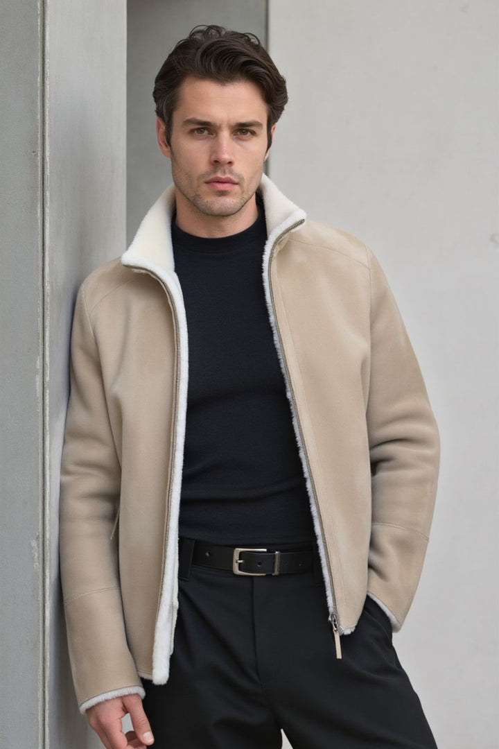 Pio Suede Sheepskin Jacket