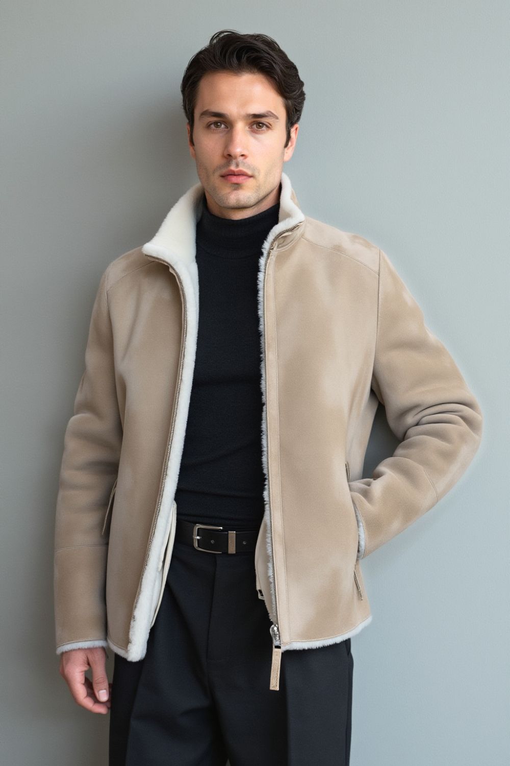 Pio Suede Sheepskin Jacket