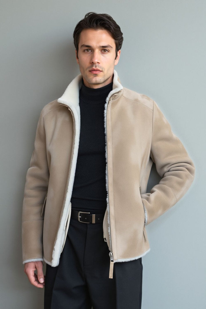 Pio Suede Sheepskin Jacket