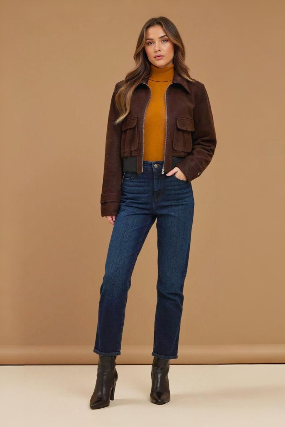 Estela Suede Women Jacket