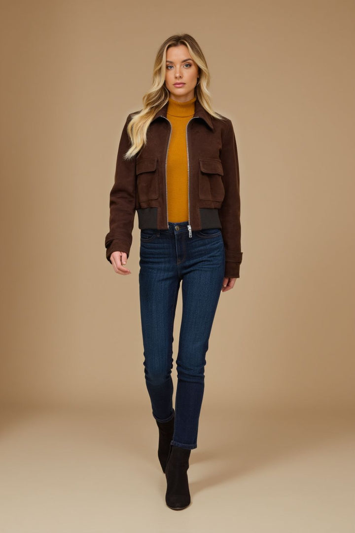 Estela Suede Women Jacket