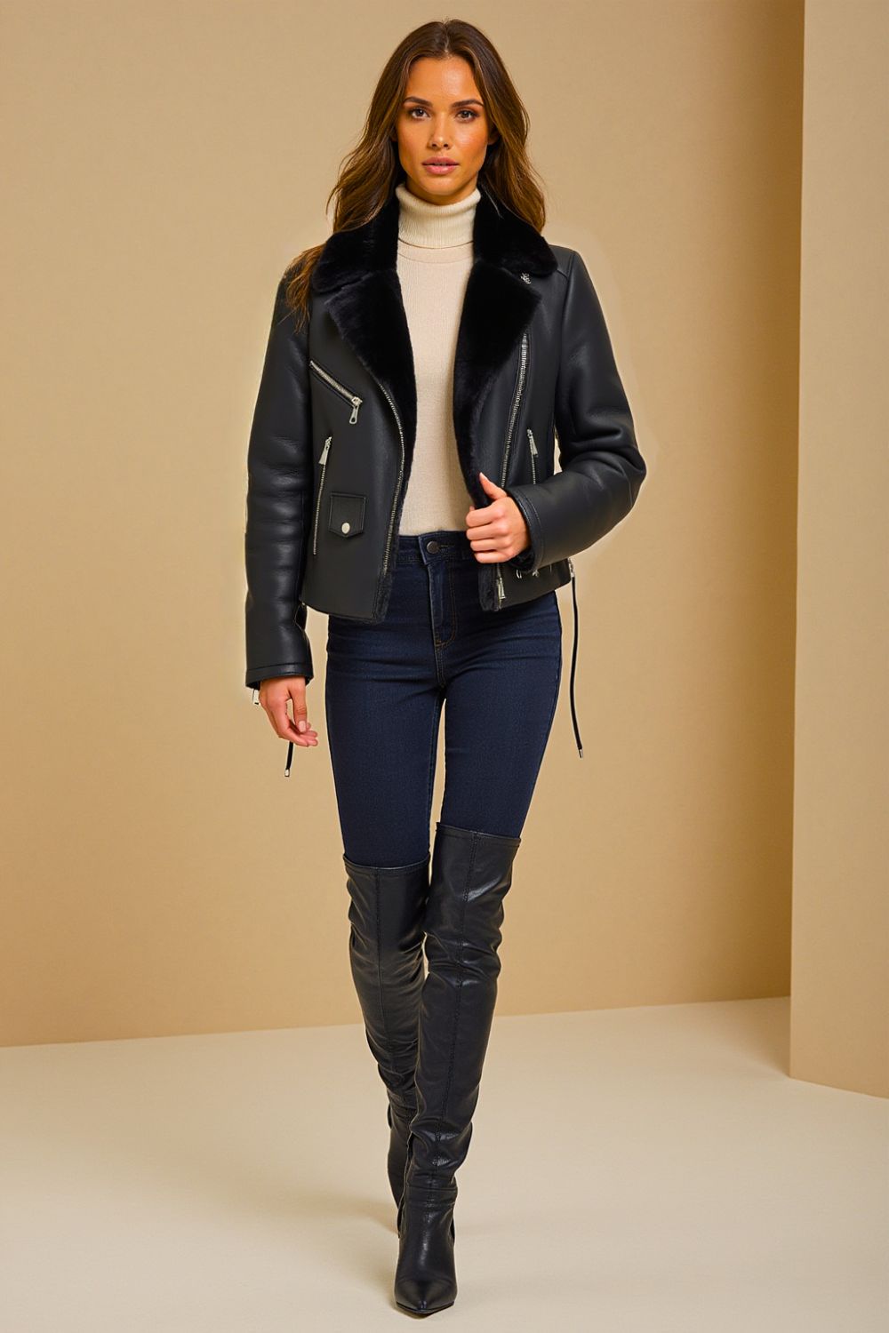 Veronica Sheepskin Jacket
