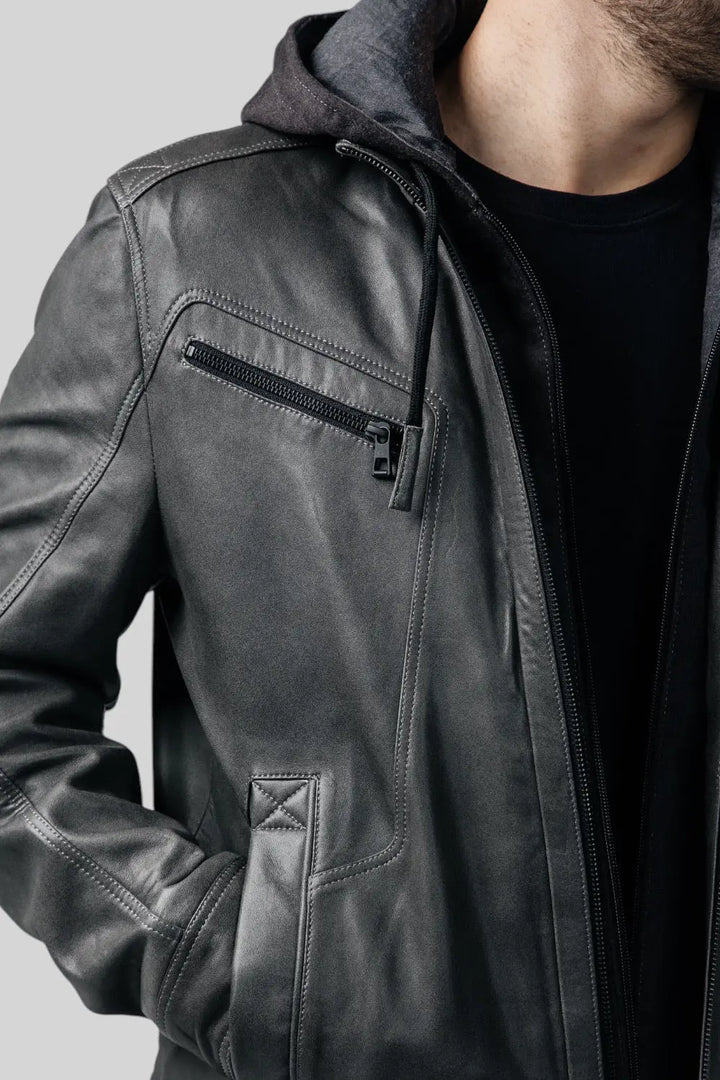 Ennio Leather Jacket Spellezo