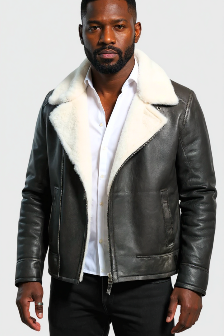 Leandro Vintage Sheepskin Jacket