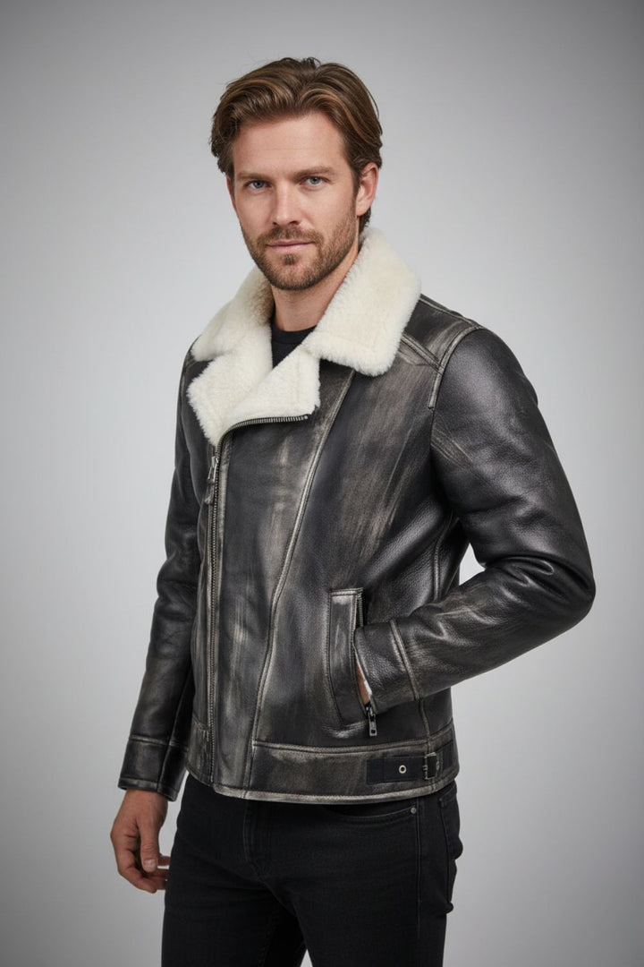 Leandro Vintage Sheepskin Jacket