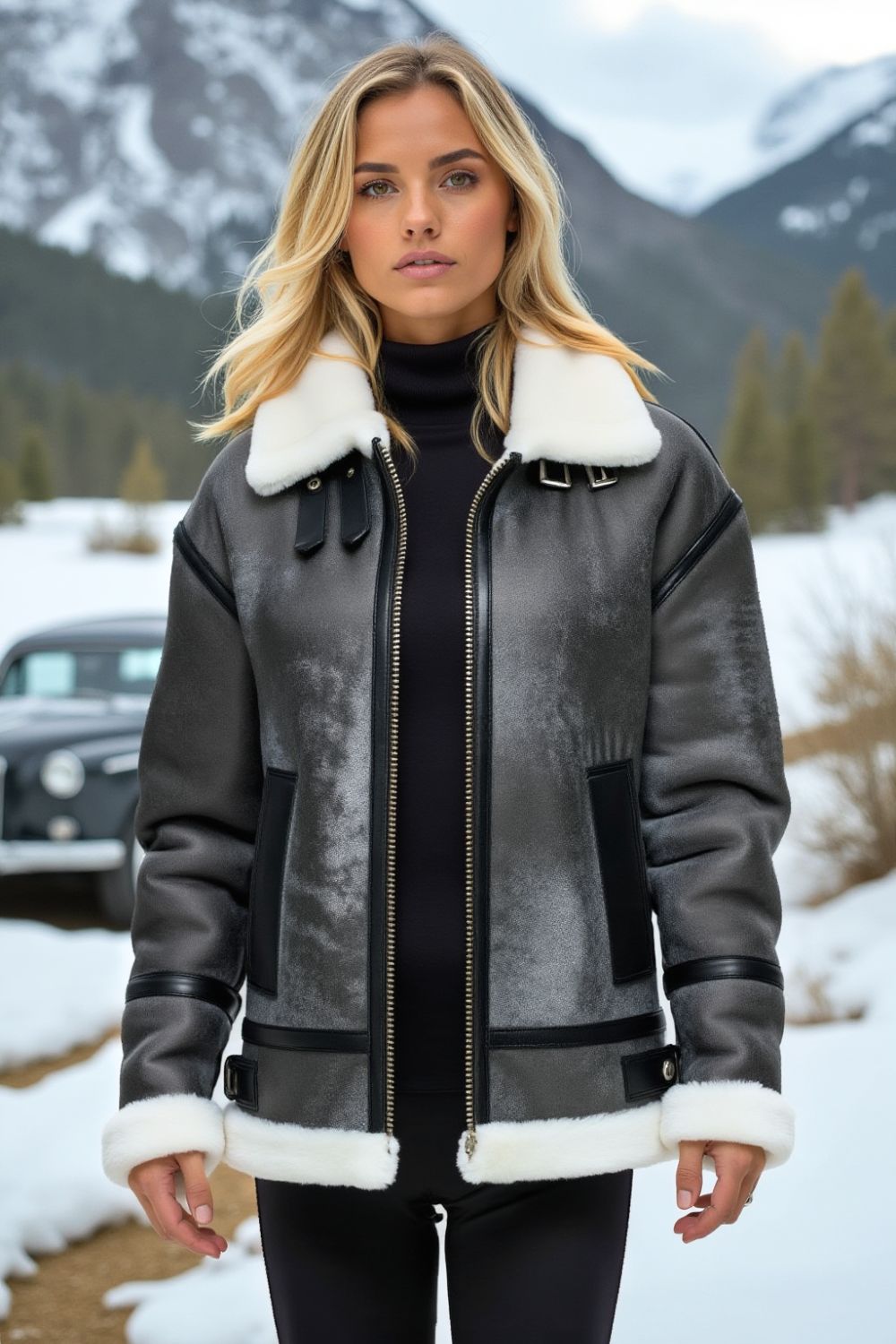 Elise Sheepskin B-3 Jacket