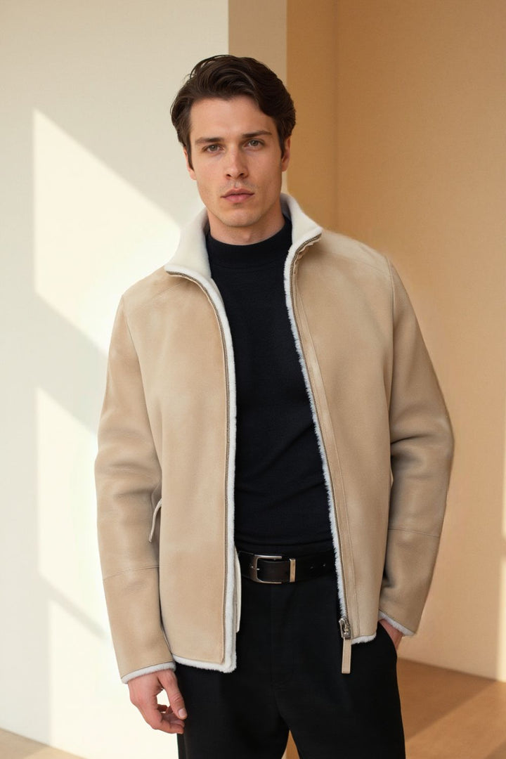 Pio Suede Sheepskin Jacket