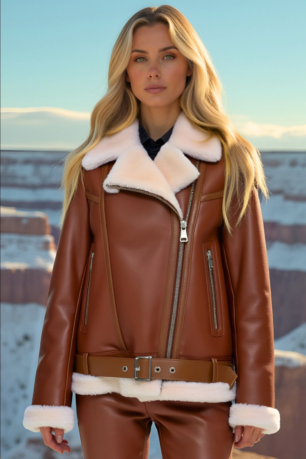 Sofia Sheepskin Jacket