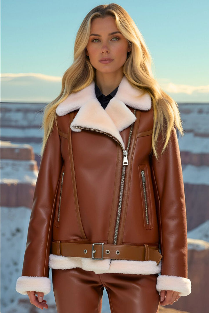 Sofia Sheepskin Jacket
