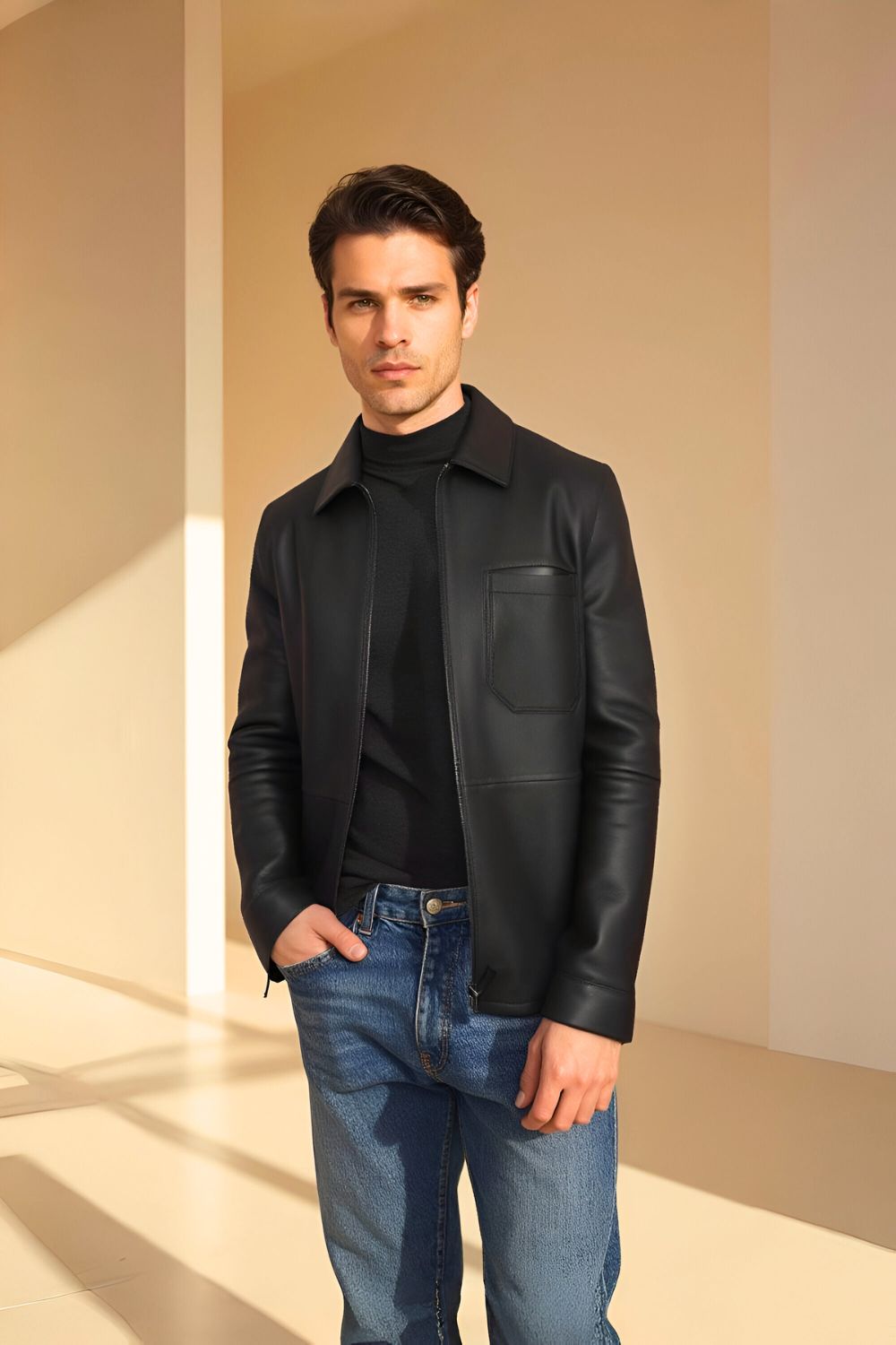 Hermenegildo Leather Jacket