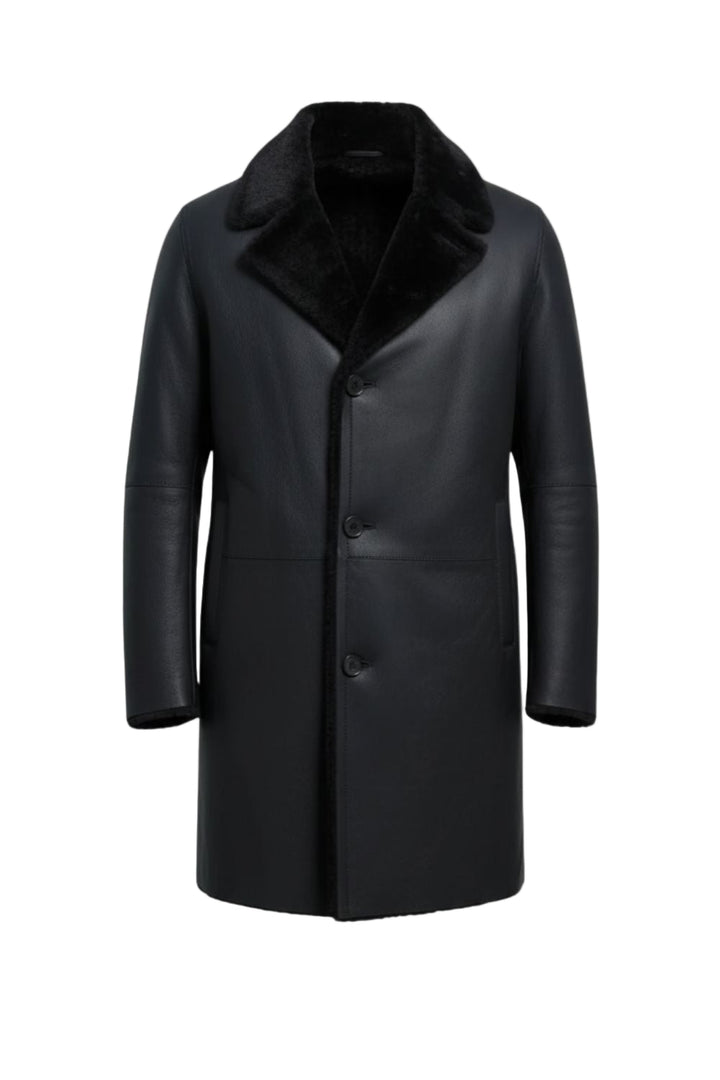 Flavio Sheepskin Leather Coat