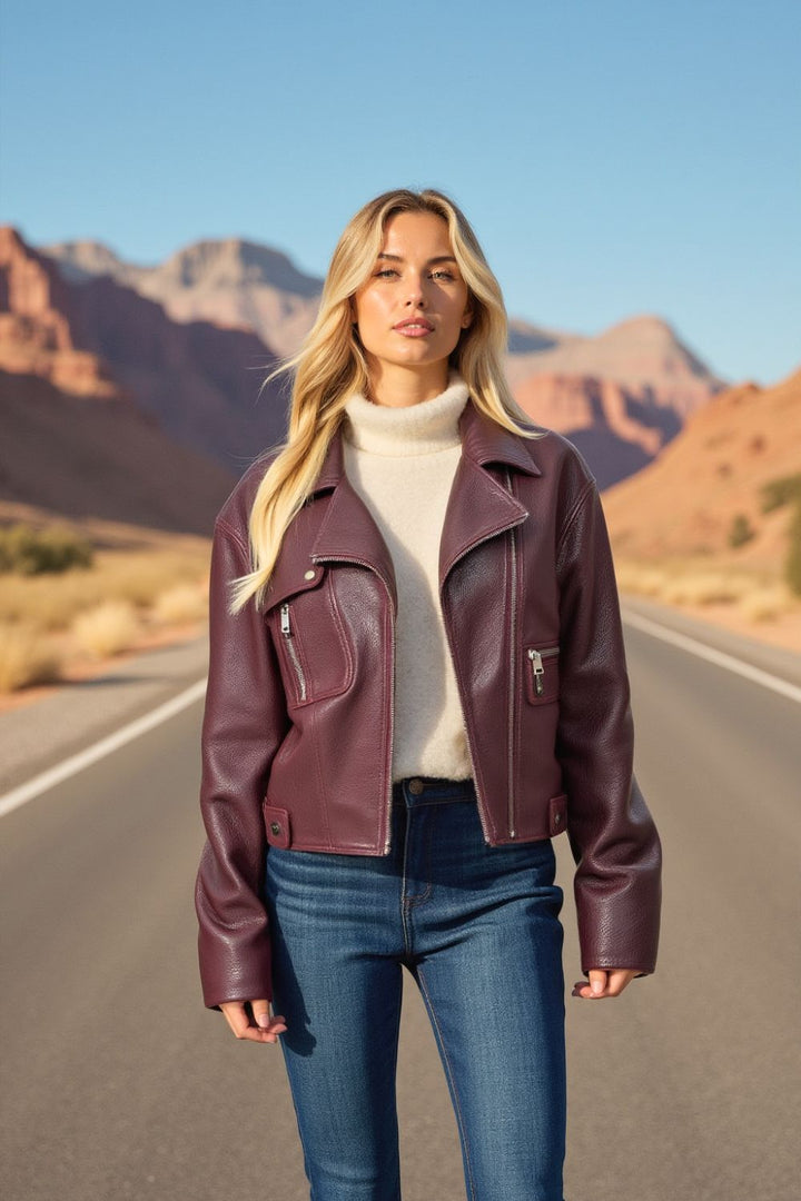 Felicia Women Leather Jacket