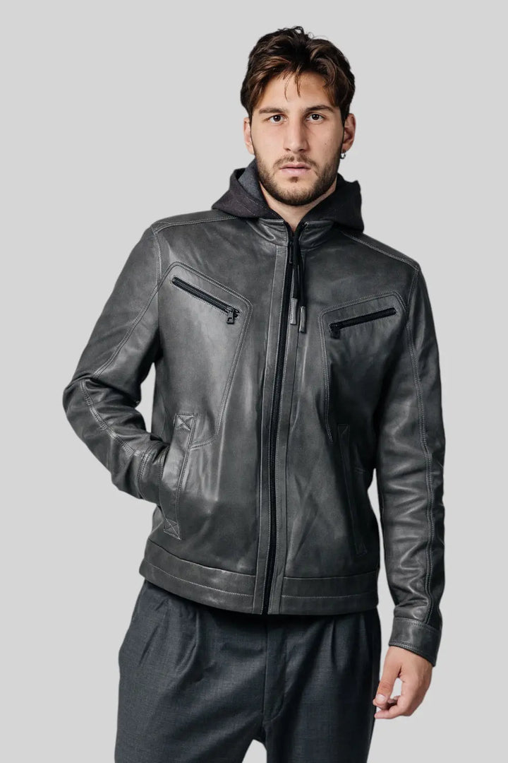 Ennio Leather Jacket Spellezo