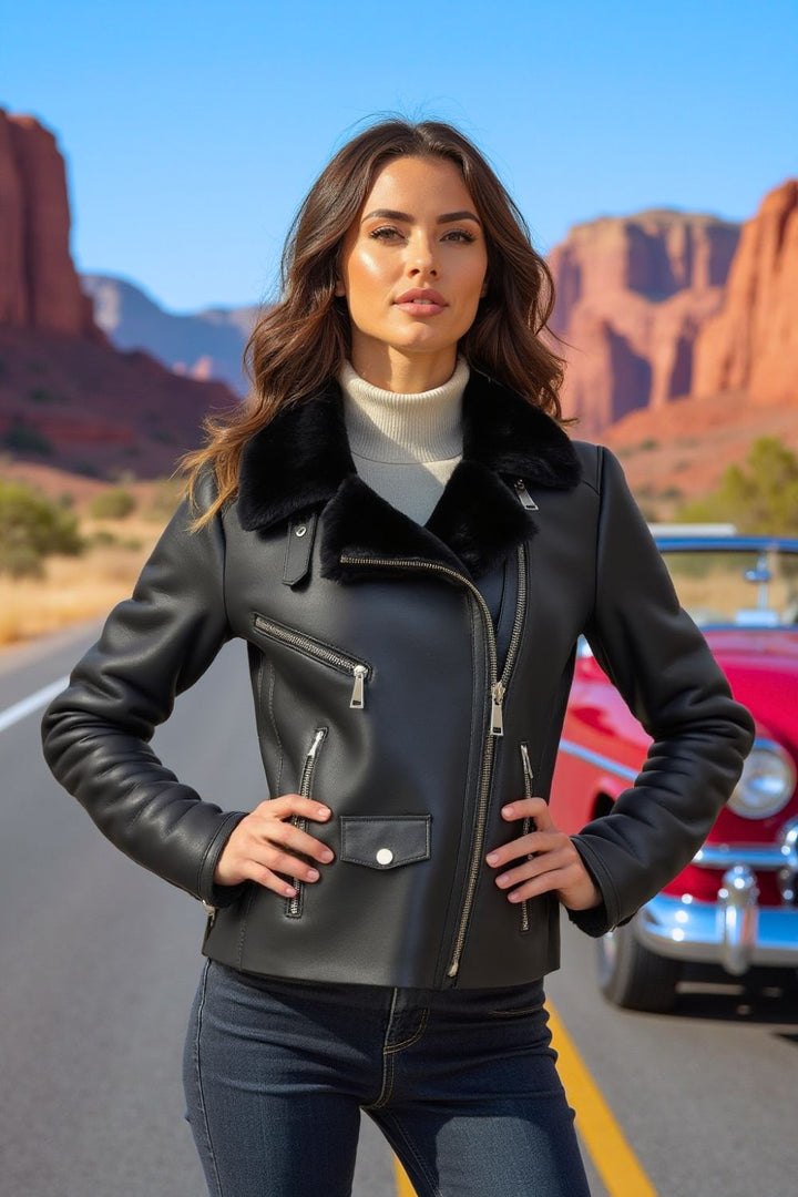 Veronica Sheepskin Jacket