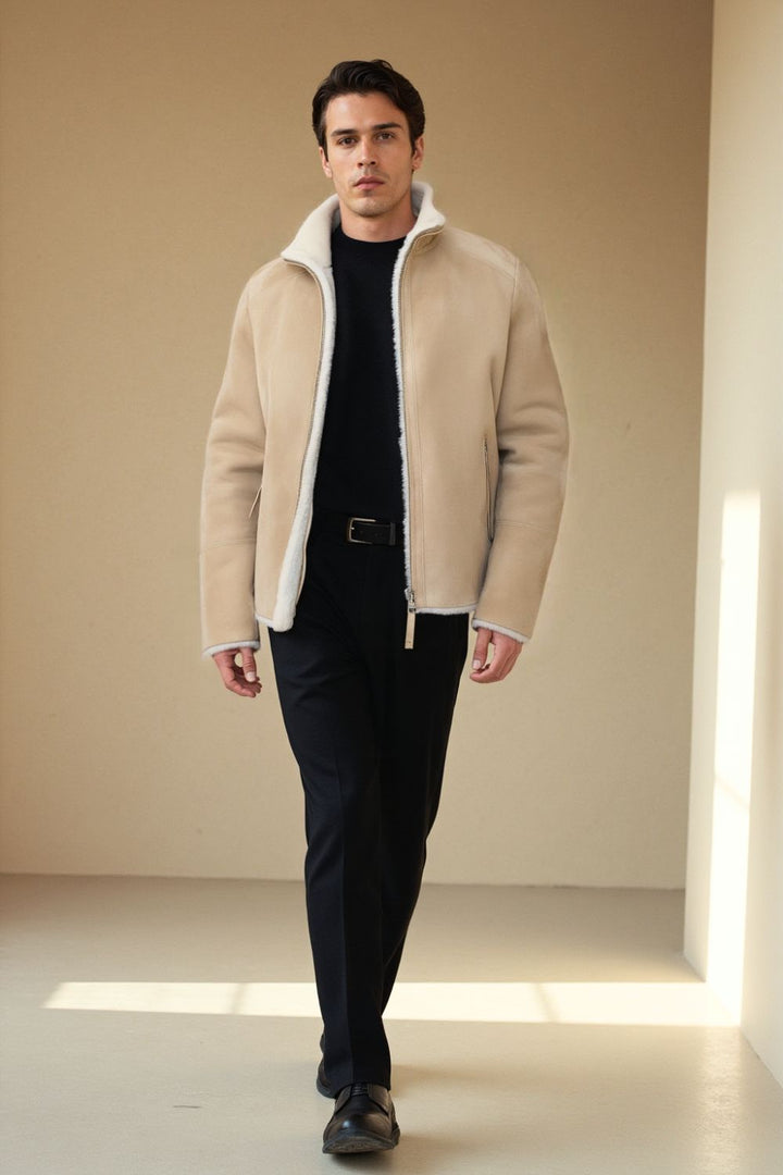 Pio Suede Sheepskin Jacket