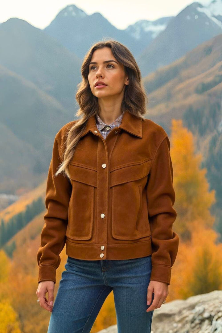 Noelia Suede Women Jacket