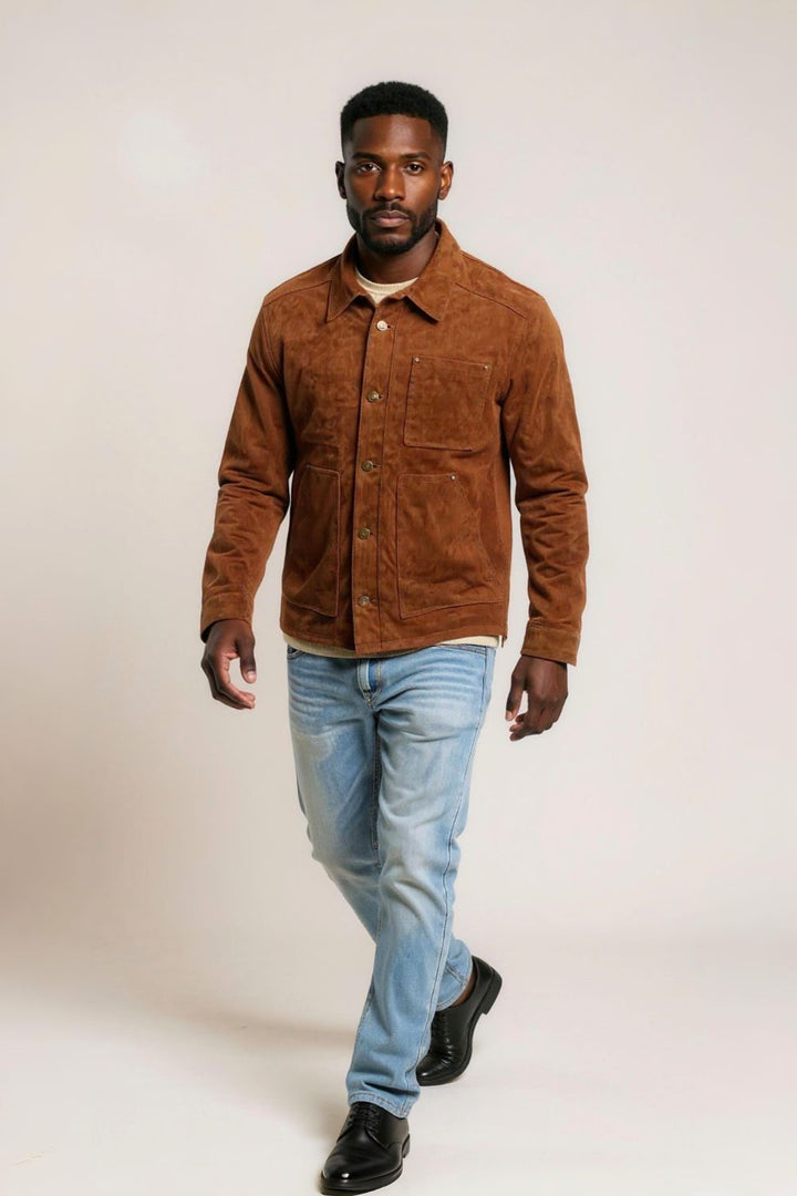 Tiago Suede Leather Jacket