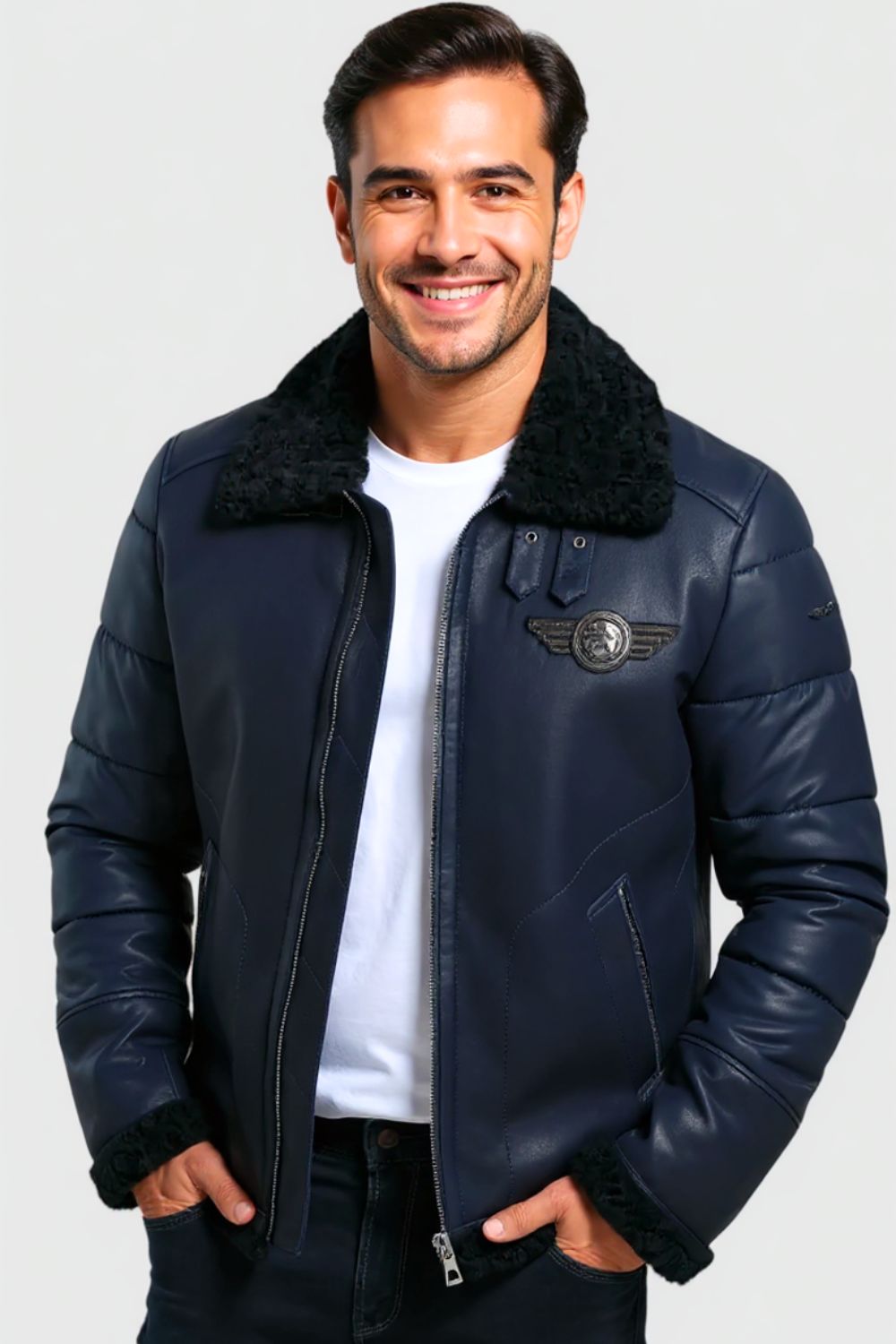 Antonio Sheepskin B-3 Bomber Jacket