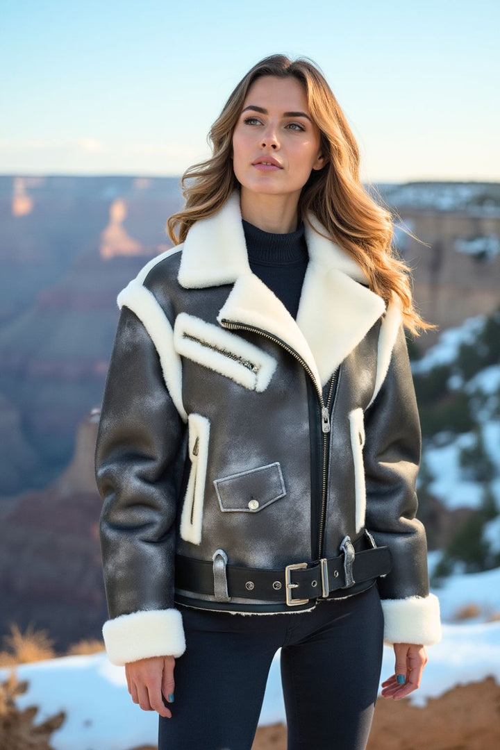 Mia Sheepskin Vintage Jacket