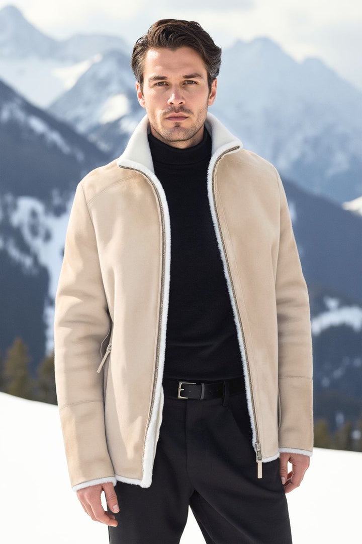 Pio Suede Sheepskin Jacket
