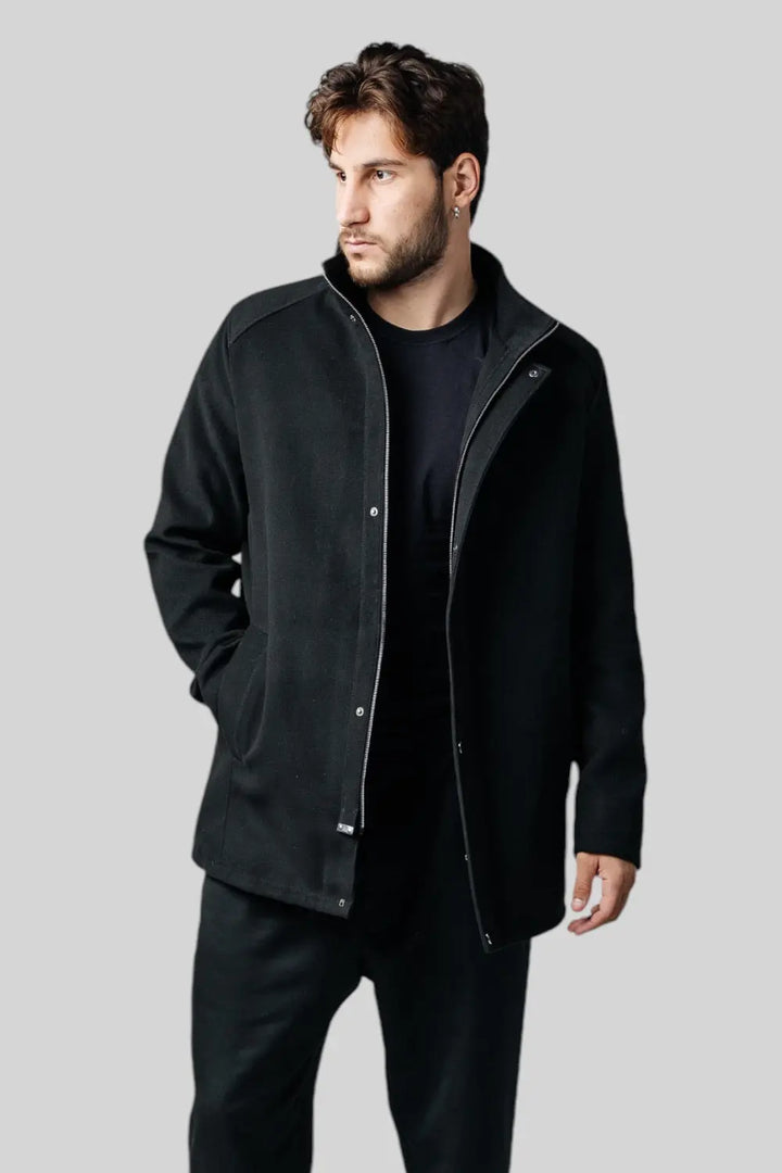 Giorgio Coat with Shearling Lining Spellezo