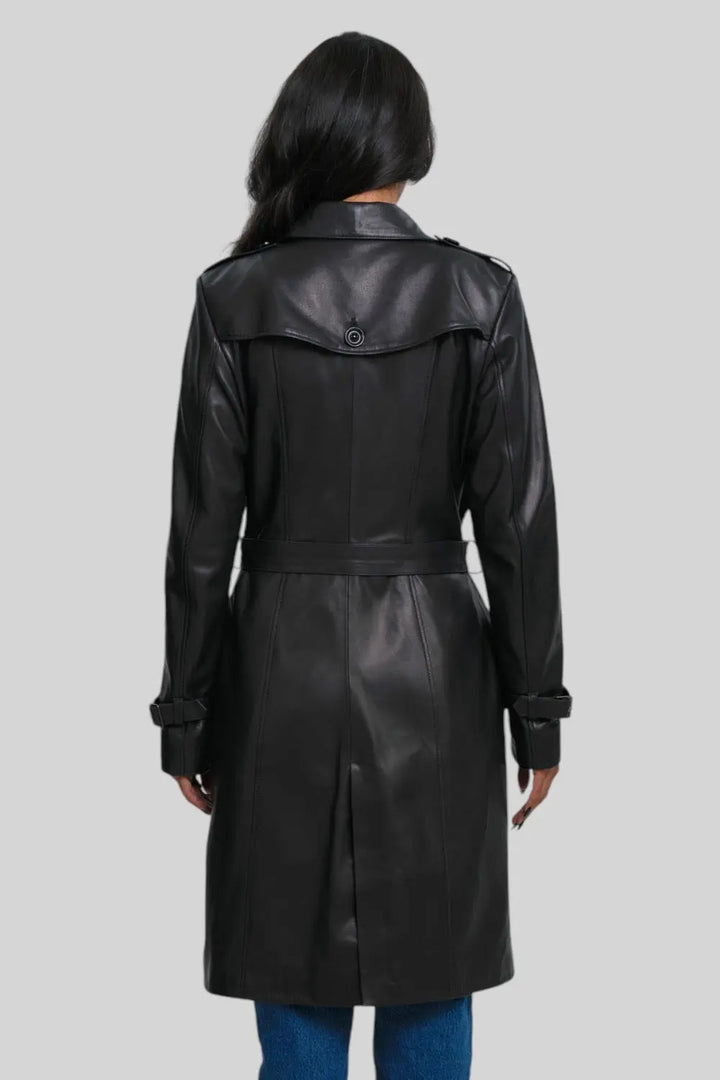 Juliette Nappa Leather Coat Spellezo