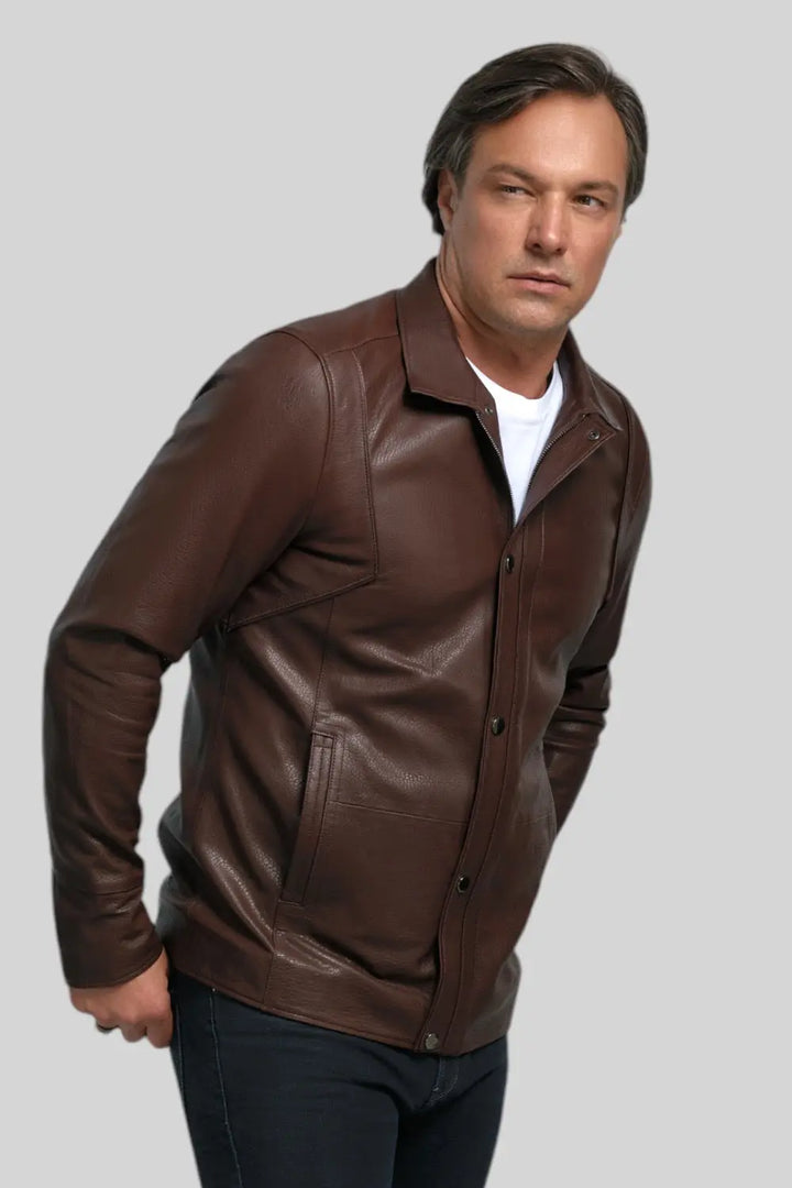 Riccardo Leather Jacket Spellezo