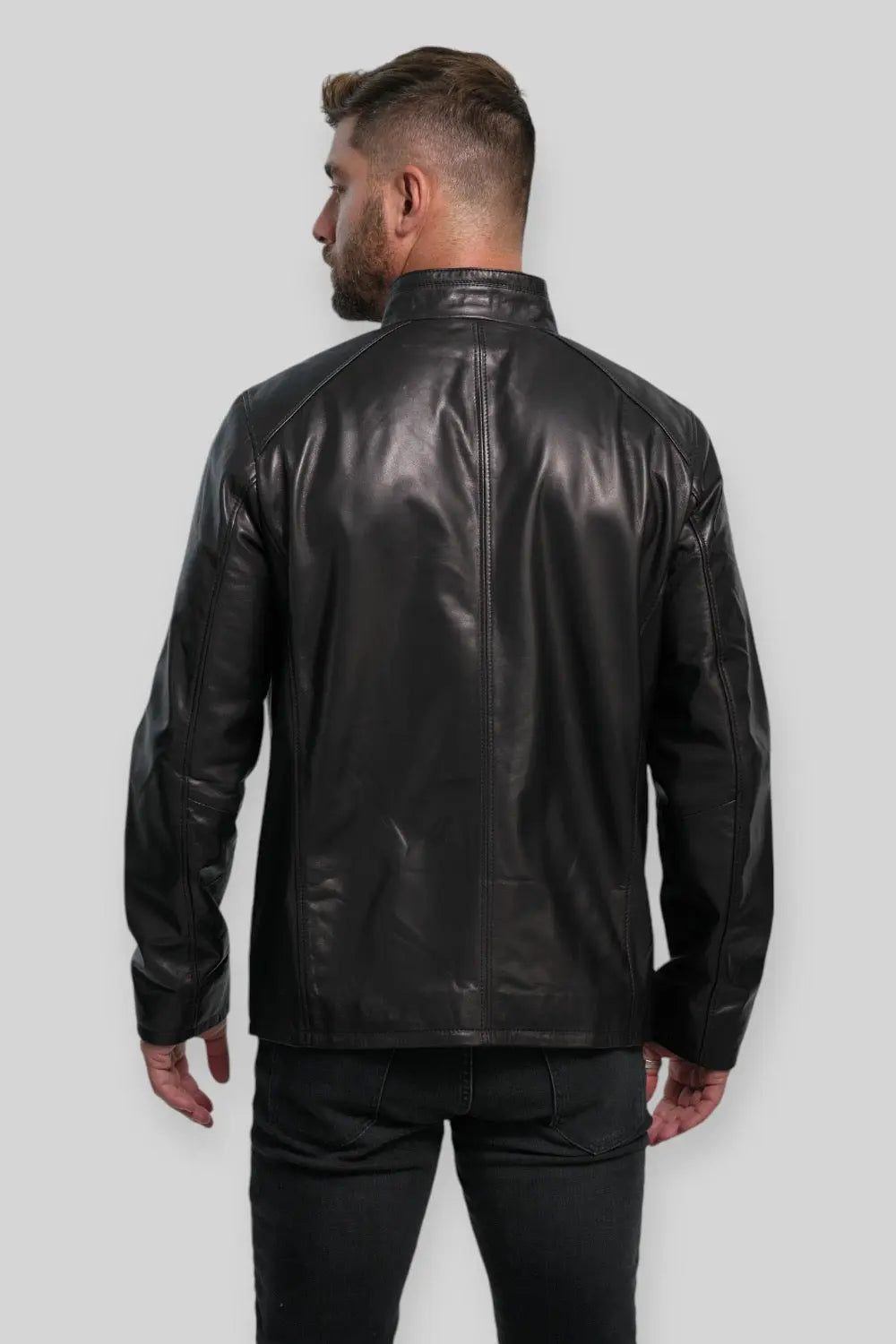 Alberto Leather Utility Jacket Spellezo