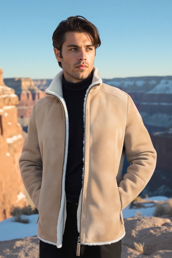 Pio Suede Sheepskin Jacket