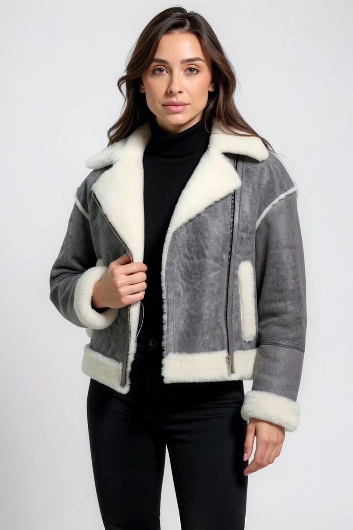 Claudia Vintage Sheepskin Jacket