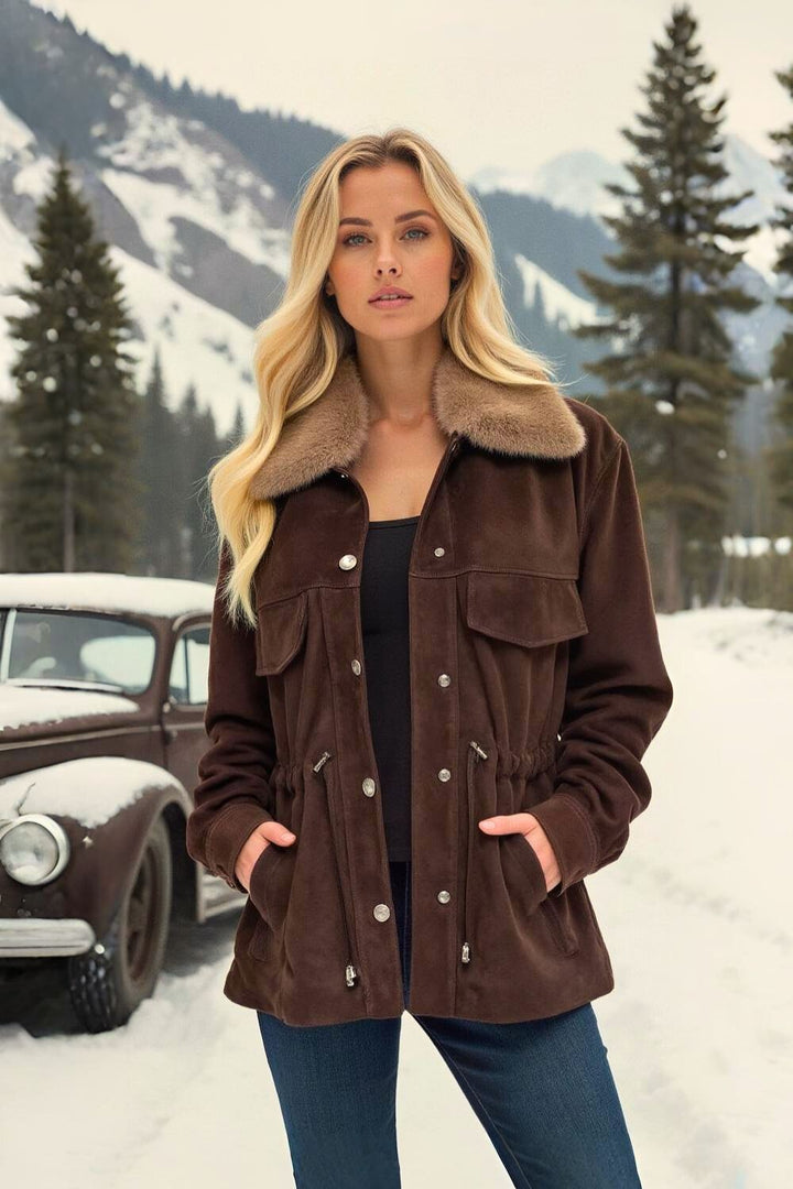 Inés Suede Women Jacket