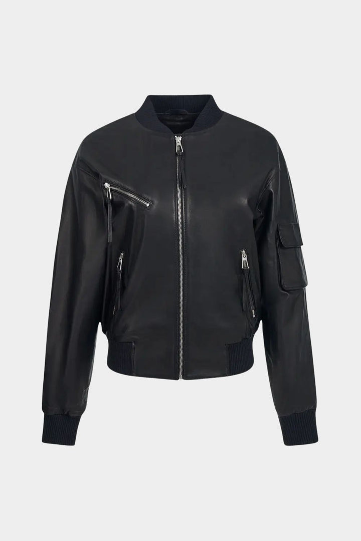 Fabiola Leather B-3 Bomber