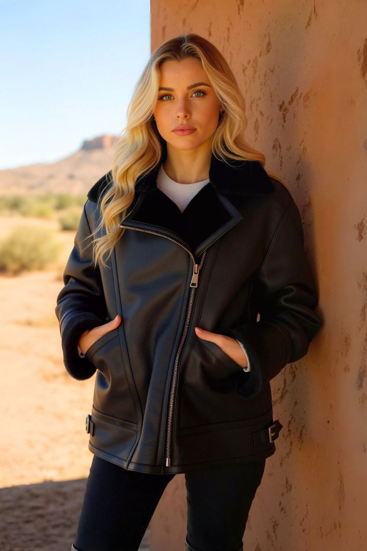 Alessandra Sheepskin Jacket