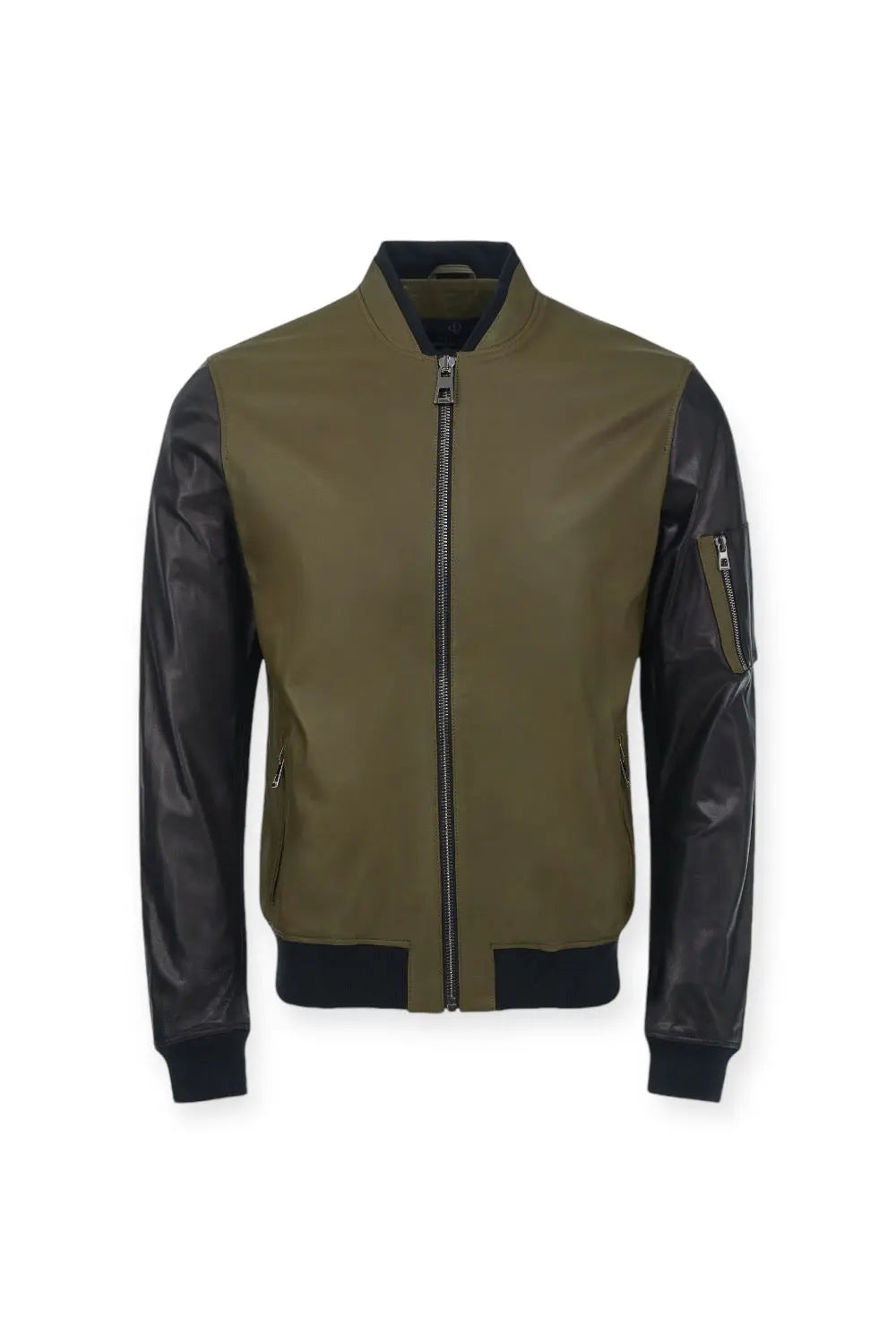 Adriano Leather Bomber Jacket Spellezo