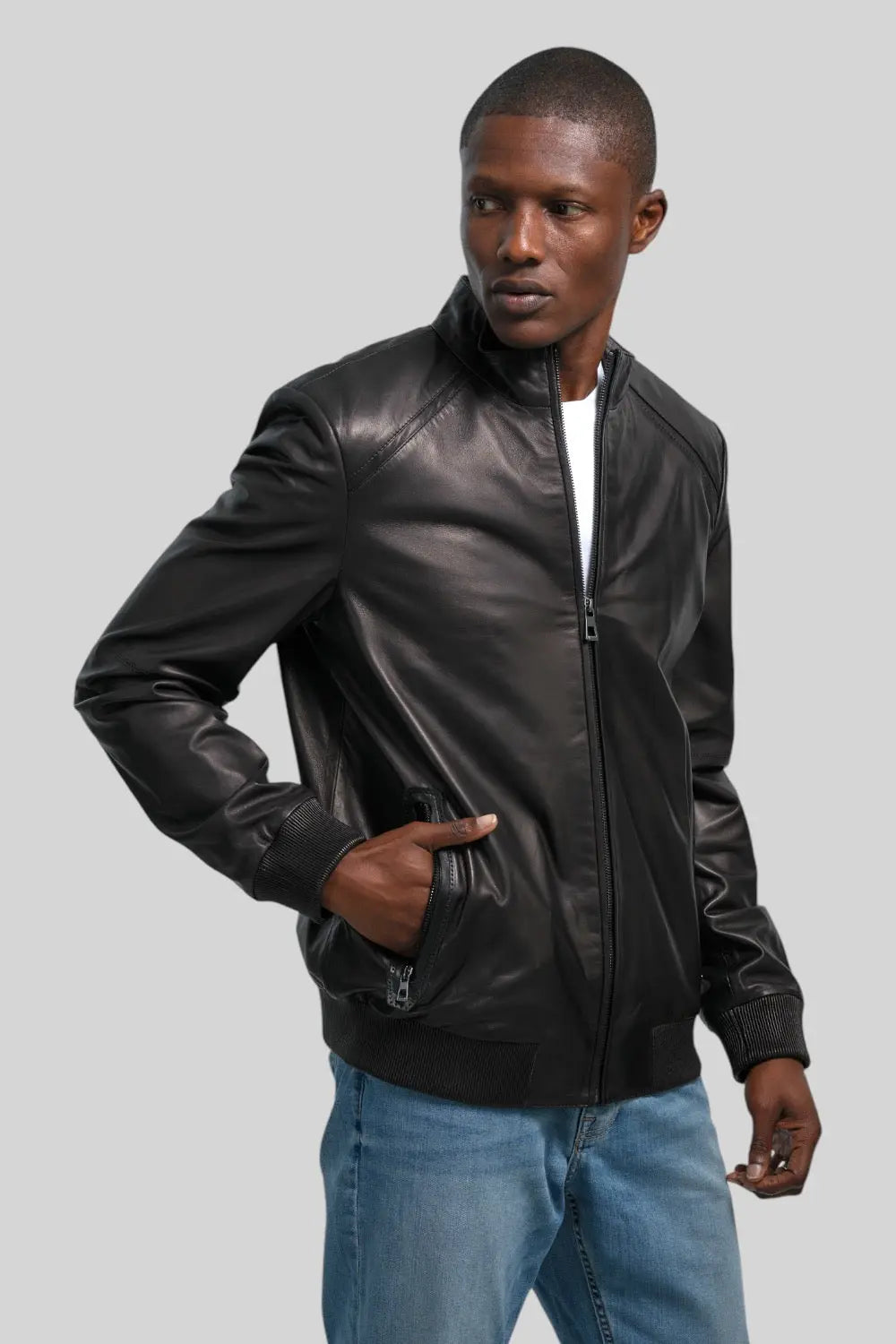 Nico Quilted Leather Jacket Spellezo