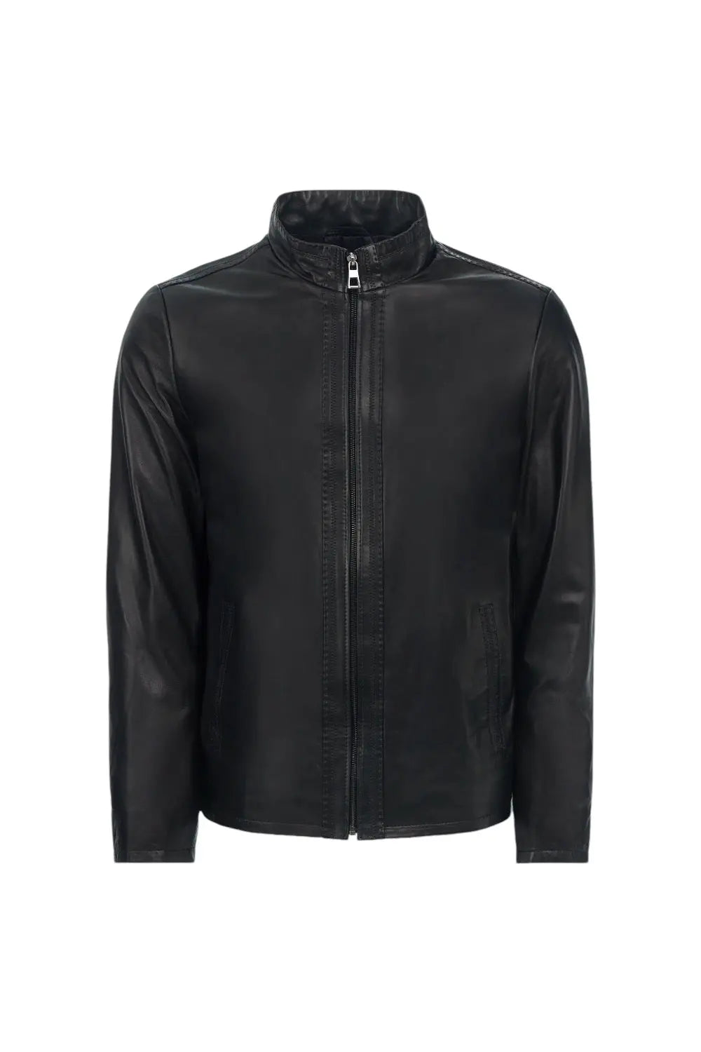 Nereo Leather Utility Jacket Spellezo