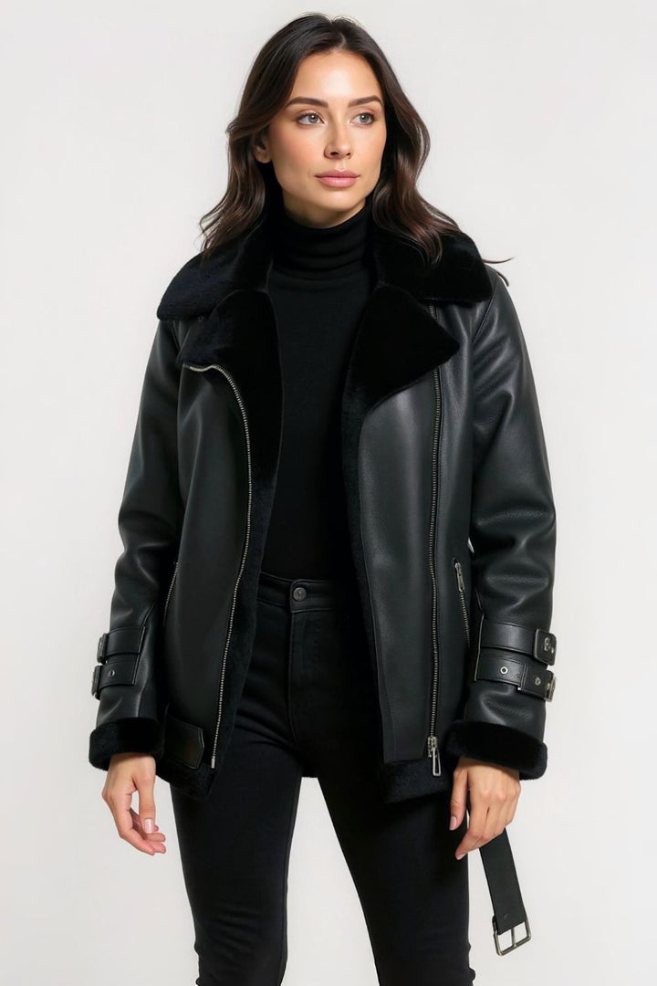 Giulia Sheepskin B-3 Jacket