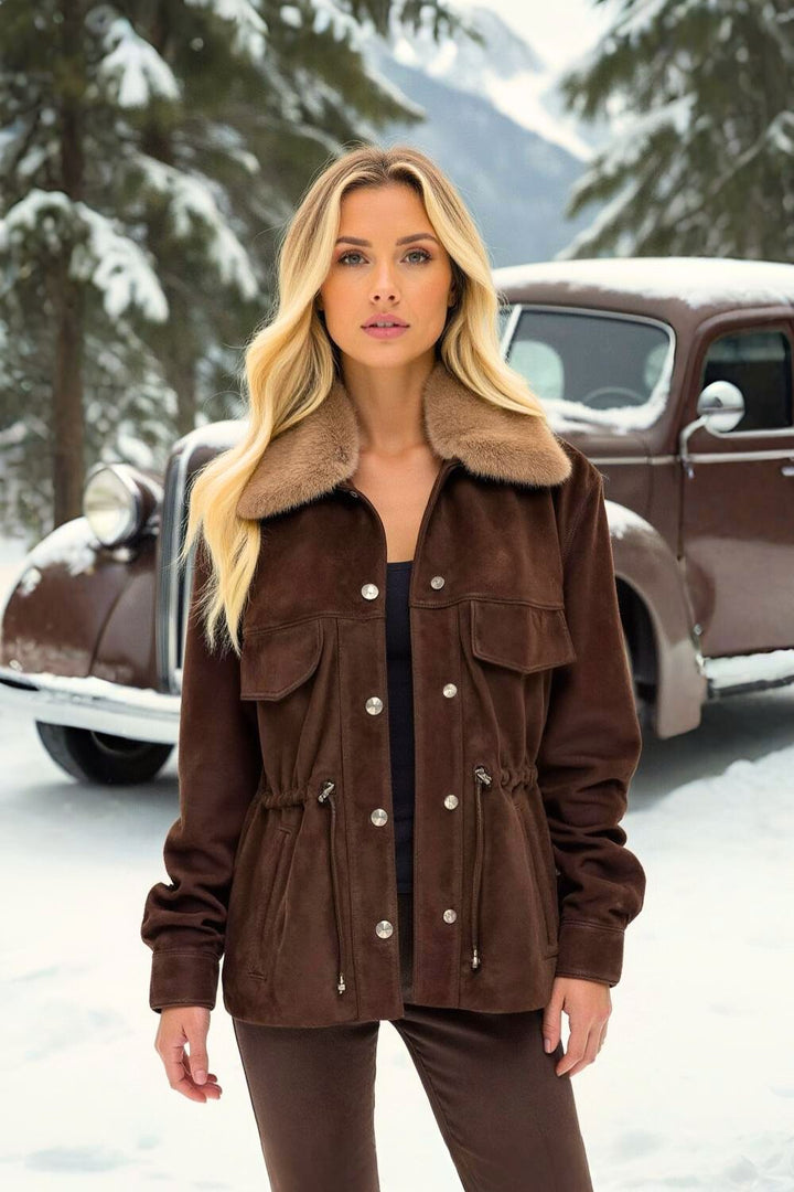 Inés Suede Women Jacket